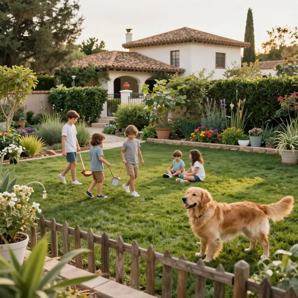 Cómo Crear un Jardín Seguro para Mascotas y Niños