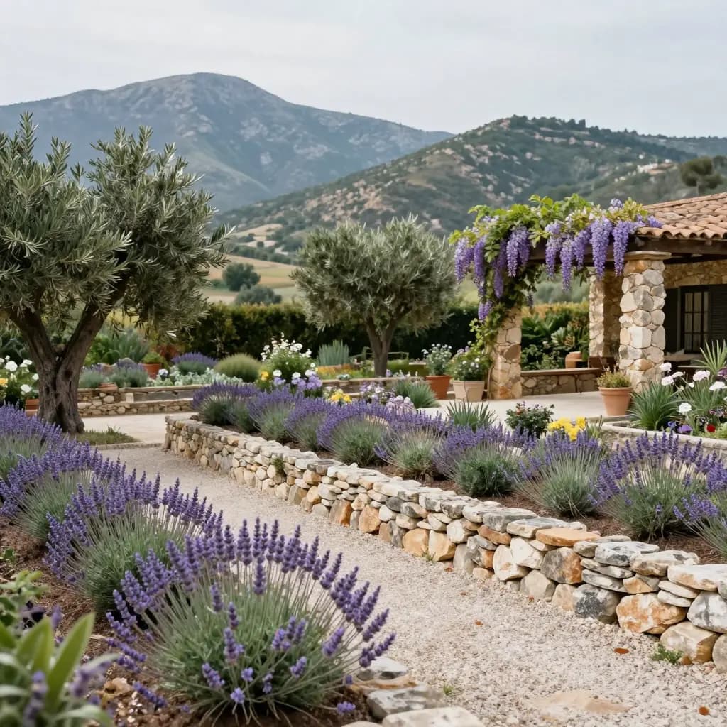 Diseño de Jardín Rural de 1000m² en Brunete