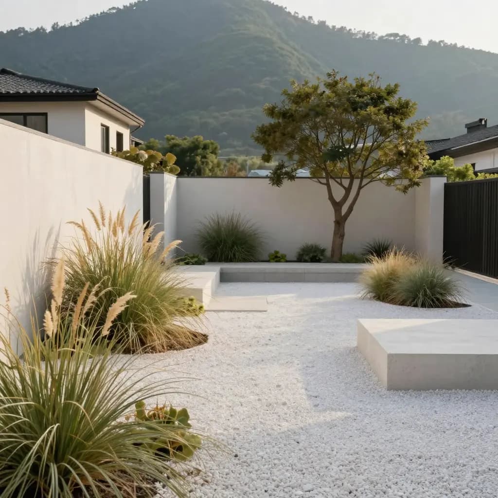 Jardín Minimalista de 600m² en Chalet de Moralzarzal