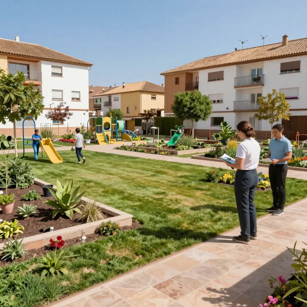 Mantenimiento Anual de Comunidad de 80 Vecinos en Torrelodones