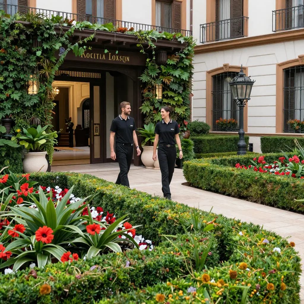 Mantenimiento de Zonas Verdes de Hotel en Gran Vía