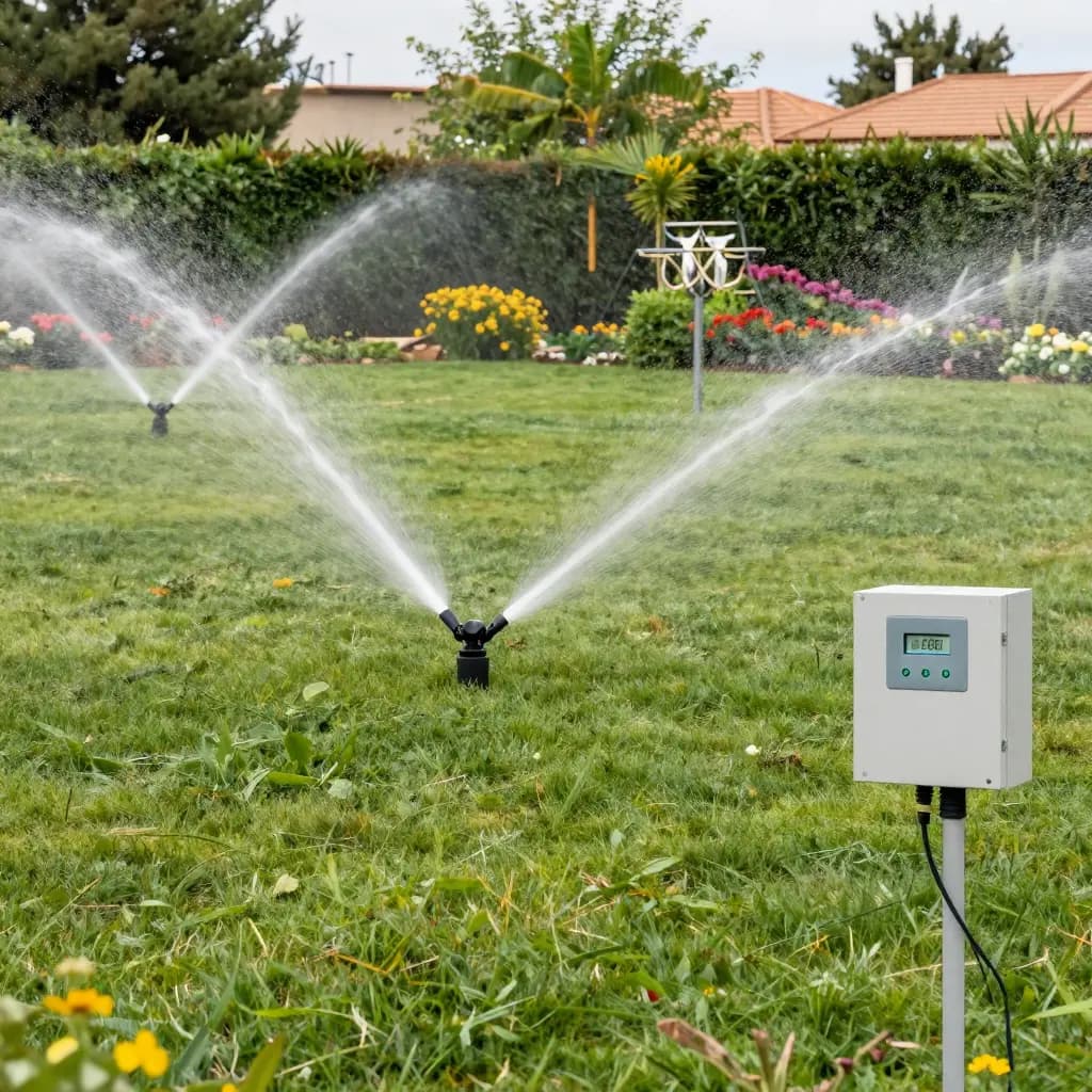 Sistema de Riego Automático en Jardín de Majadahonda