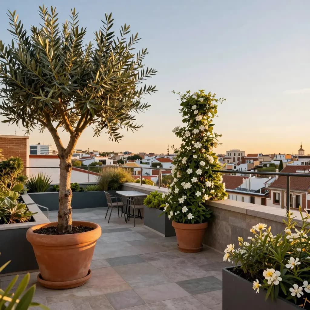 Terraza Ajardinada de 80m² junto al Retiro