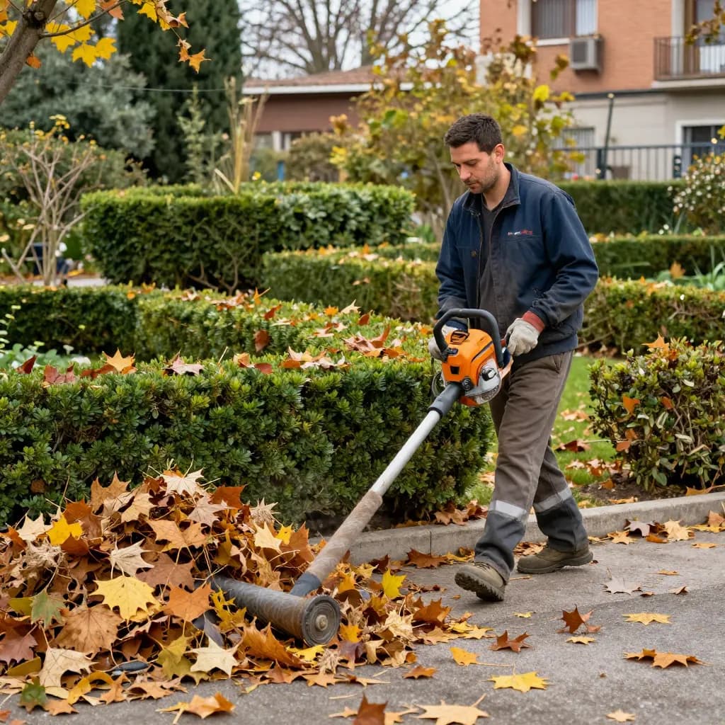 Recogida de Hojas y Limpieza de Jardín